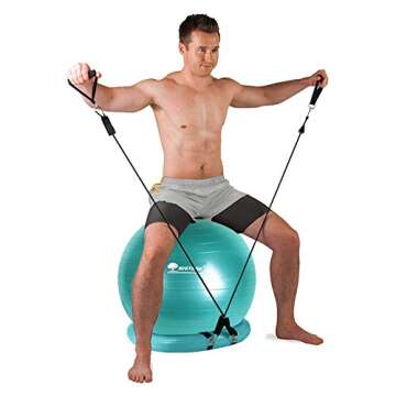 BIGTREE Yoga Ball 600 lbs Capacity Anti-Burst for Fitness