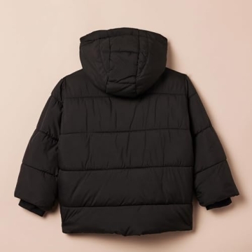 Heavyweight Hooded Puffer Jacket for Boys - Warm & Stylish