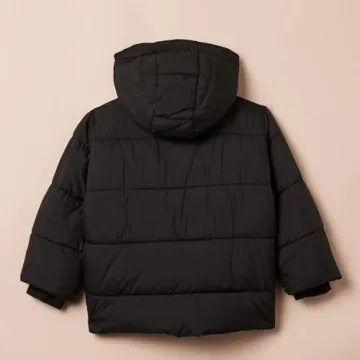 Heavyweight Hooded Puffer Jacket for Boys - Warm & Stylish