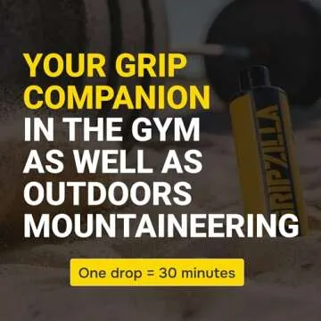 GRIPZILLA Liquid Chalk Combo Kit Powder (250+50 ML) for Weight Lifting, Gym, Rock Climbing, Pole Grip, Gymnastics, Sports, and Workout Chalk- Cheer Chalk -10 Oz