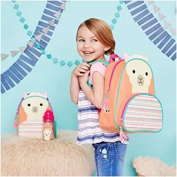 Skip Hop Llama Toddler Backpack for Preschool Age