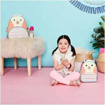 Skip Hop Llama Toddler Backpack for Preschool Age