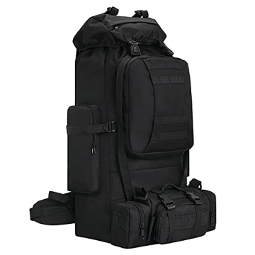 King'sGuard 100L Tactical Hiking Backpack - Military Daypack for Adventurers