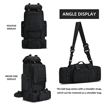 King'sGuard 100L Military Hiking Backpack - Versatile & Durable