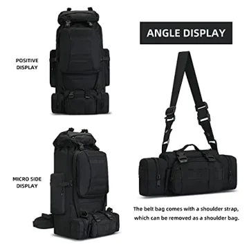 King'sGuard 100L Military Hiking Backpack - Versatile & Durable