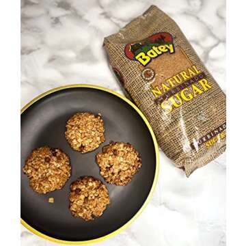 Batey Sugar Natural Turbinado Sugar 2 lb for Baking