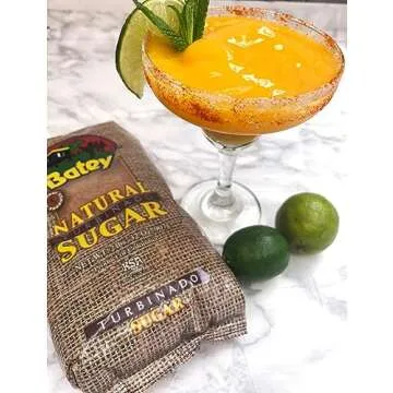 Batey Sugar Natural Turbinado Sugar 2 lb for Baking