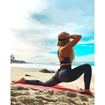 OQQ Seamless Women's Workout Set with Sport Bra & Leggings