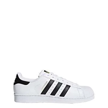 adidas Originals mens Superstar Sneaker, White/Black/White, 10 US