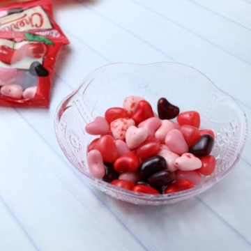 Cherry Lovers Jelly Beans - Heart-Shaped Chewy Treats