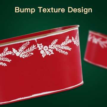 Putuo Decor Set of 4 Christmas Decor Oval Metal Ice Buckets Red Galvanized Tin Bucket Pails Christmas Decorations Storage Beverage Tubs for Party Home Table Centerpieces Decor