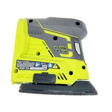 Ryobi ZRP401 ONE+ 18V Cordless Lithium-Ion Corner Cat Finish Sander (Bare Tool) (Renewed)