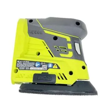 Ryobi ZRP401 ONE+ 18V Cordless Lithium-Ion Corner Cat Finish Sander (Bare Tool) (Renewed)