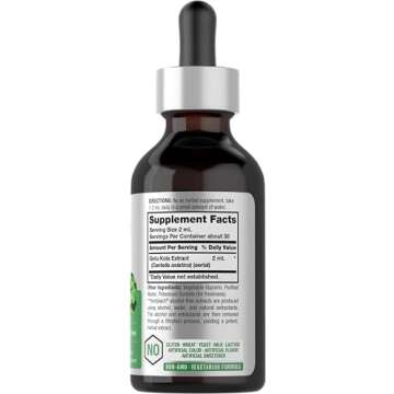 Horbäach Gotu Kola Extract | 2 fl oz | Alcohol Free | Super Concentrated Liquid Herb Supplement | V...
