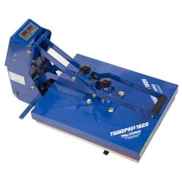 TRANSPRO Heat Press, 16x20 in. Heat Press Machine, Clamshell Press for Sublimation, Heat Transfers, ...