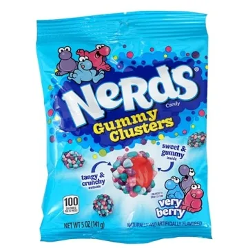 Buy NERDS Gummy Clusters Very Berry 5 Ounce Pack - Delicious Candy