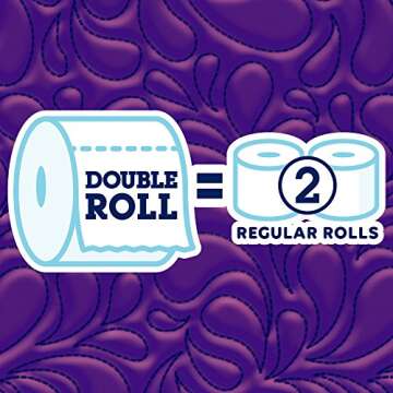 Quilted Northern Ultra Plush Toilet Paper, Pack of 12 Double Rolls, Equivalent to 24 Regular Rolls