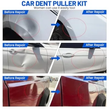 Ultimate 53Pcs Car Dent Puller Kit - Paintless & Adjustable!