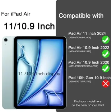 Akkerds iPad Air Case with Pencil Holder in Sky Blue