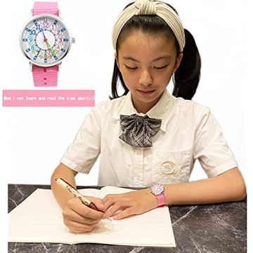 Bigbangbang Kids Analog Watch for Learning Time Easily