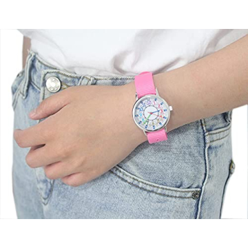 Bigbangbang Kids Analog Watch for Learning Time Easily