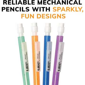 BIC Xtra-Sparkle Mechanical Pencils 24 Count - Colorful