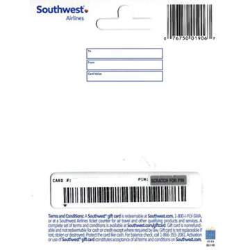 Southwest Airlines Gift Card $100