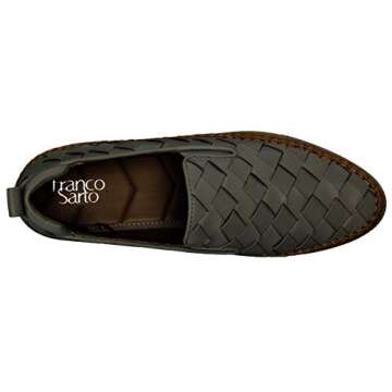 Franco Sarto Womens Homer3 Sneaker White 8 M