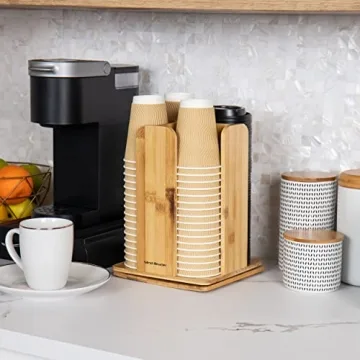 Mind Reader Lid Carousel for Organized Beverage Storage