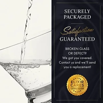 Elegant Stemless Martini Glasses Set of 4 for Cocktail Lovers