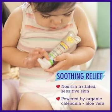 California Baby Calendula Cream (Unscented) | Soothing Baby Face Cream | 100% Plant-Based | Organic Calendula + Aloe Vera | Unscented Lotion For Sensitive Skin | Allergy Friendly | 1.8 oz / 51g