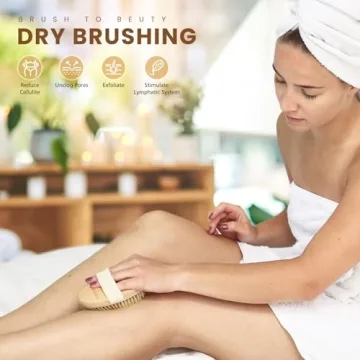 POPCHOSE Dry Brush for Skin Exfoliation & Cellulite