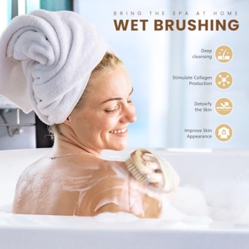 POPCHOSE Dry Brush for Skin Exfoliation & Cellulite