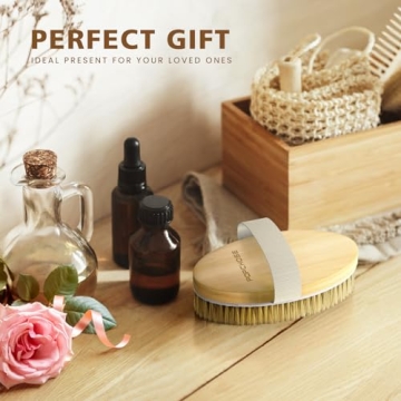 POPCHOSE Dry Brush for Skin Exfoliation & Cellulite