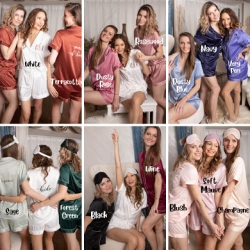 Custom Pajamas for Bridal Party Perfect for Weddings