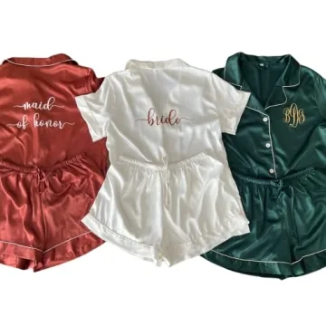Custom Pajamas for Bridal Party Perfect for Weddings