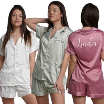 Custom Pajamas for Bridal Party Perfect for Weddings