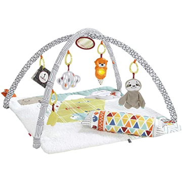 Fisher-Price Playmat with Tummy Time Wedge for Newborns