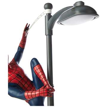 Spiderman Desk Lamp - Officially Licensed Disney Table Light, Marvel Streetlight Spider Man Spotlight, Gift for Multiverse Fans | Paladone