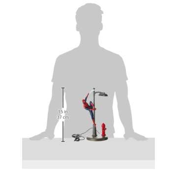 Spiderman Desk Lamp - Officially Licensed Disney Table Light, Marvel Streetlight Spider Man Spotlight, Gift for Multiverse Fans | Paladone