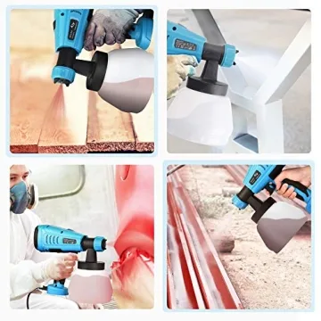 Tilswall HVLP Paint Spray Gun with 1300ml Tank