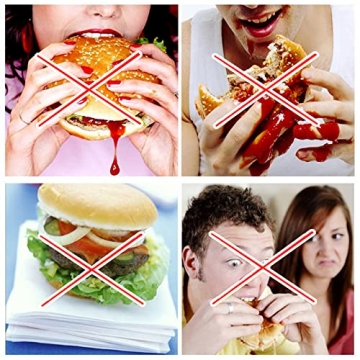 Retractable Silicone Burger Holders - 4 Pcs