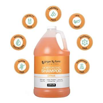 Ginger Lily Farms Moisturizing Shampoo 1 Gallon Vegan & Eco-friendly