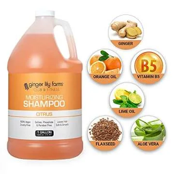 Ginger Lily Farms Moisturizing Shampoo 1 Gallon Vegan & Eco-friendly