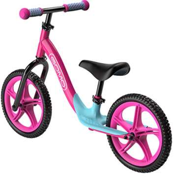 GOMO Balance Bike 2 Year Old, Toddler Bikes 18 Months to 5 Years Old - Balance Bike for 3 Year Old w/Footrest, Soft Grips,Flat Free Tires, Easy Assembly, Push Bike - Toddler Bikes 3-5