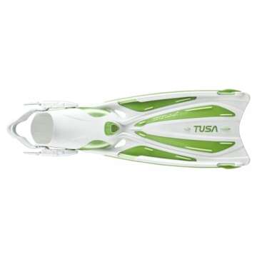 TUSA SF-22 Solla Open Heel Scuba Diving Fins - Unmatched Comfort and Propulsion in Irresistible Fash...