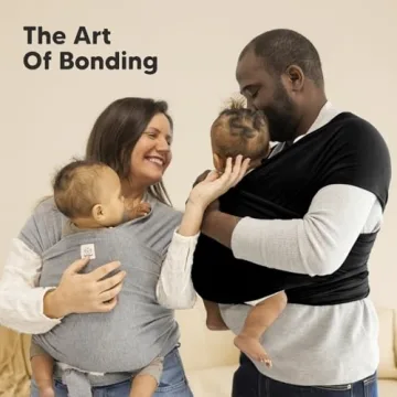 KeaBabies Baby Wrap Carrier - Comfortable Babywearing