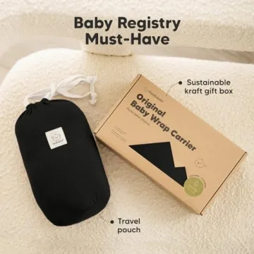 KeaBabies Baby Wrap Carrier - Comfortable Babywearing