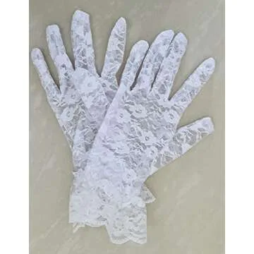 monochef Women Lace Gloves - Elegant Opera and Evening Wear for Ladies