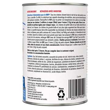 PetAg KMR Kitten Milk Replacer Liquid - 11 oz - Ready-to-Feed Kitten Formula with Vitamins for Kittens Newborn to Six Weeks Old - Easy to Digest